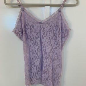 Lace tank top
